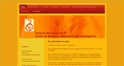 Desktop Screenshot of canariasbiomedica.com
